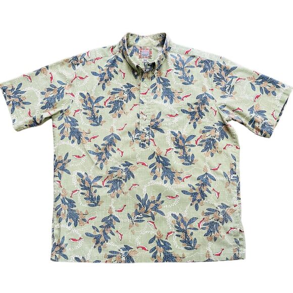 VTG Reyn Spooner Commemorative Classics Pullover Hawaiian Shirt XXL 26.5”x31” - Picture 1 of 8